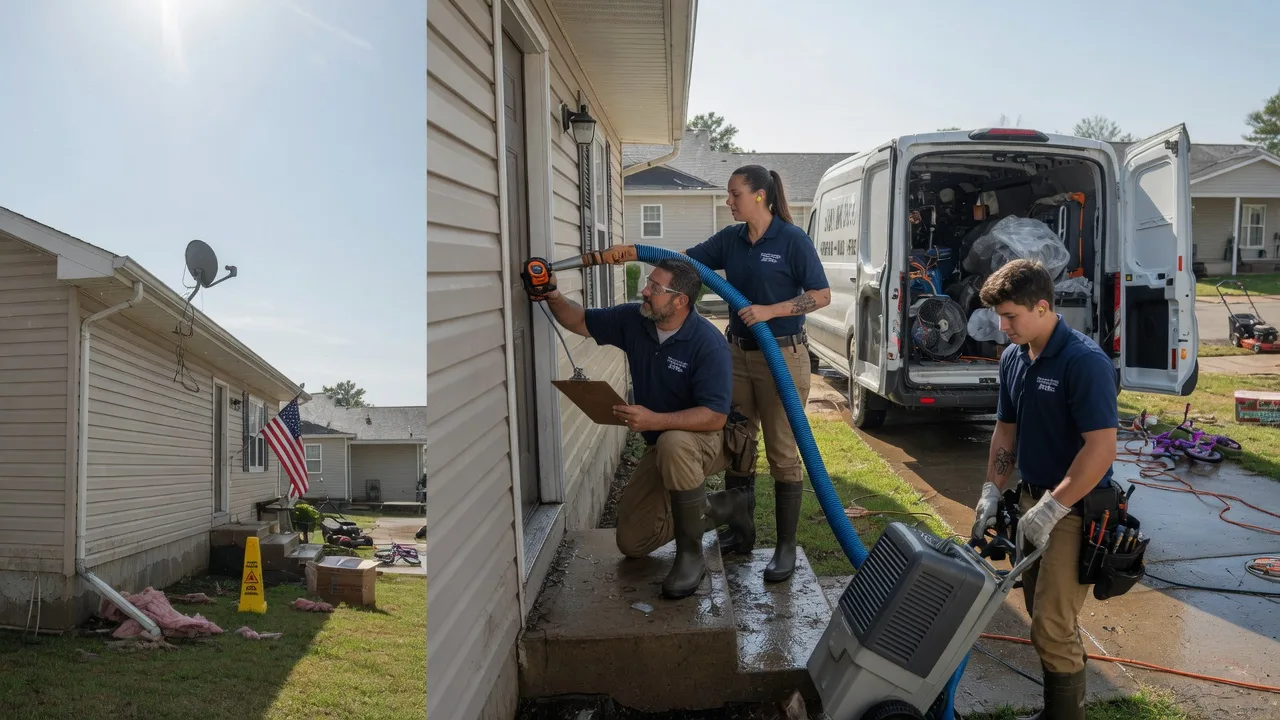 Ceiling Water Damage Restoration in Ringgold, LA near me